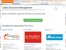 Tablet Screenshot of inmobiliarias.enbuenosaires.com.ar